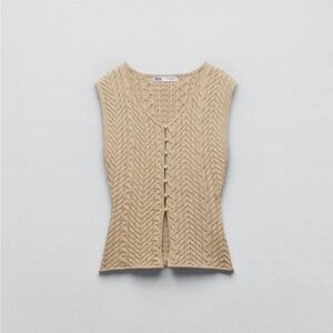 Zara Cable Knit Top